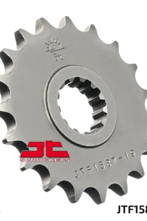JT SPROCKETS - FRONT STEEL 19T, 428 - Sprockets - Steel 19T Seizoensaanbieding